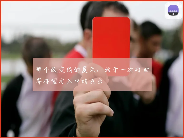 那个改变我的夏天，始于一次对世界杯官方入口的点击